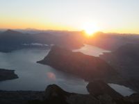 Sonnenaufgang vom Pilatus betrachtet
