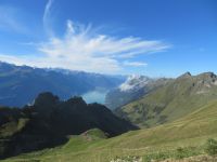 044 Fahrt mit der Brienzer Rothorn Bahn - Blick zum Brienzersee 