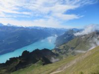 053 Fahrt mit der Brienzer Rothorn Bahn - Blick zum Brienzersee