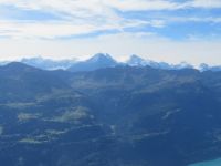 054 Fahrt mit der Brienzer Rothornbahn - Eiger, Mönch und Jungfrau