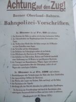 164 Ausflug zur Schynigen Platte - Bahnhof - Regeln aus dem 19.Jahrhundert