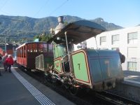 226 Fahrt auf die Rigi - Station Arth-Goldau - Lok 7 steht bereit