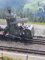 286 Auf der Rigi - die Lok 7 von oben