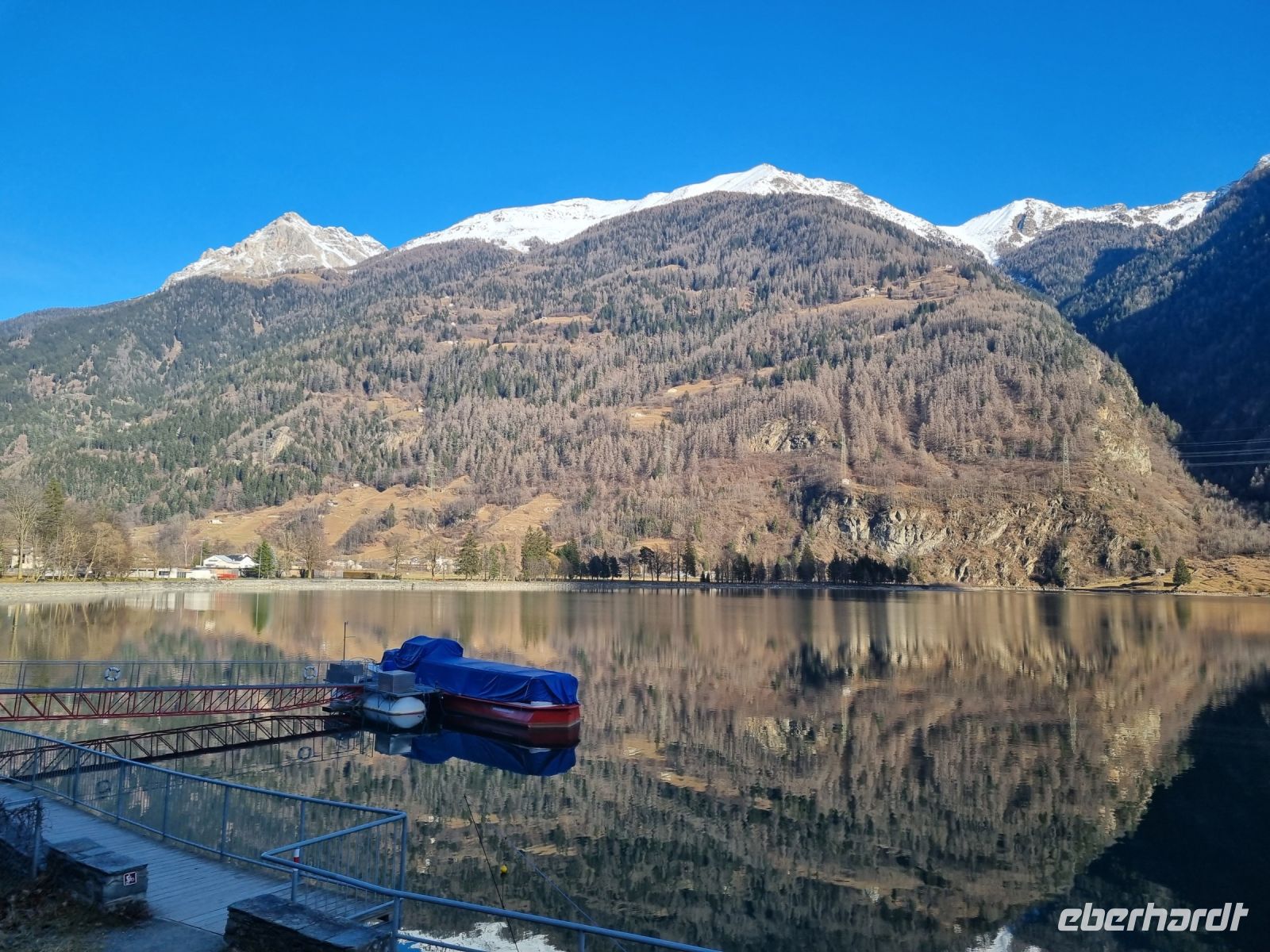 Fahrt mit dem Bernina-Express - Lago di Poschiavo