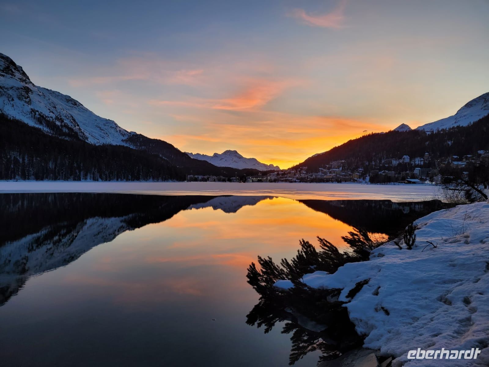 Abendstimmung am St. Moritzersee