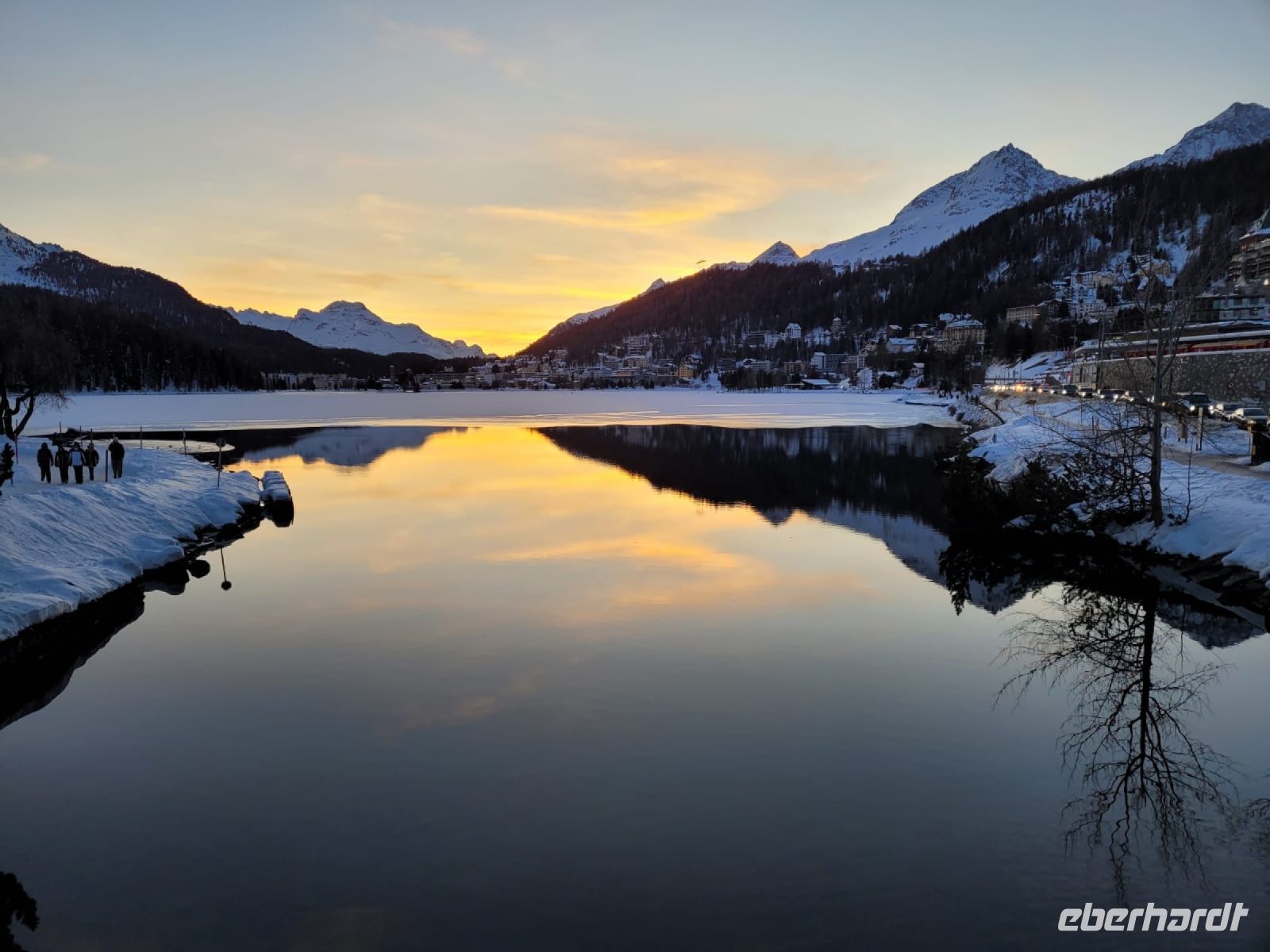 Abendstimmung am St. Moritzersee
