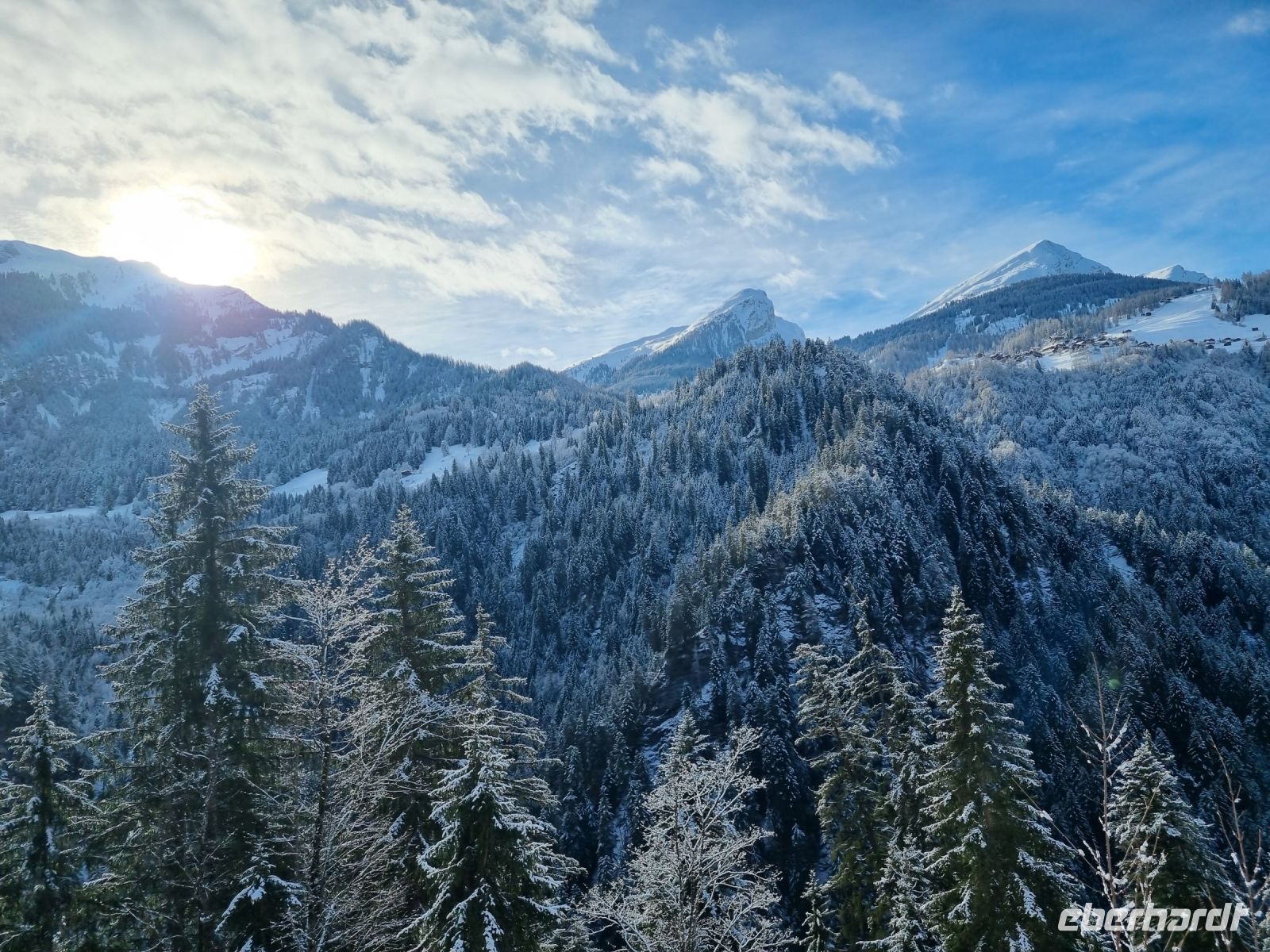 Fahrt mit dem Arosa-Express