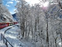 Fahrt mit dem Arosa-Express