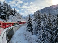 Fahrt mit dem Arosa-Express