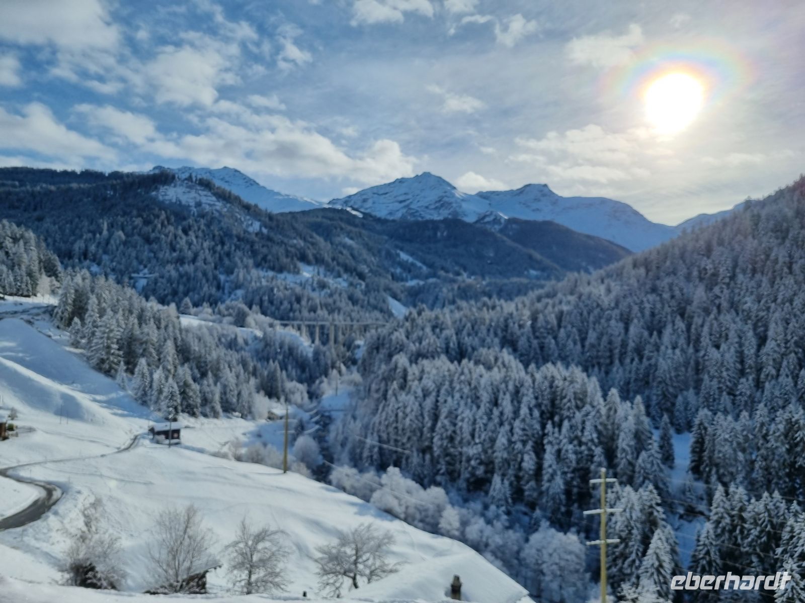 Fahrt mit dem Arosa-Express 