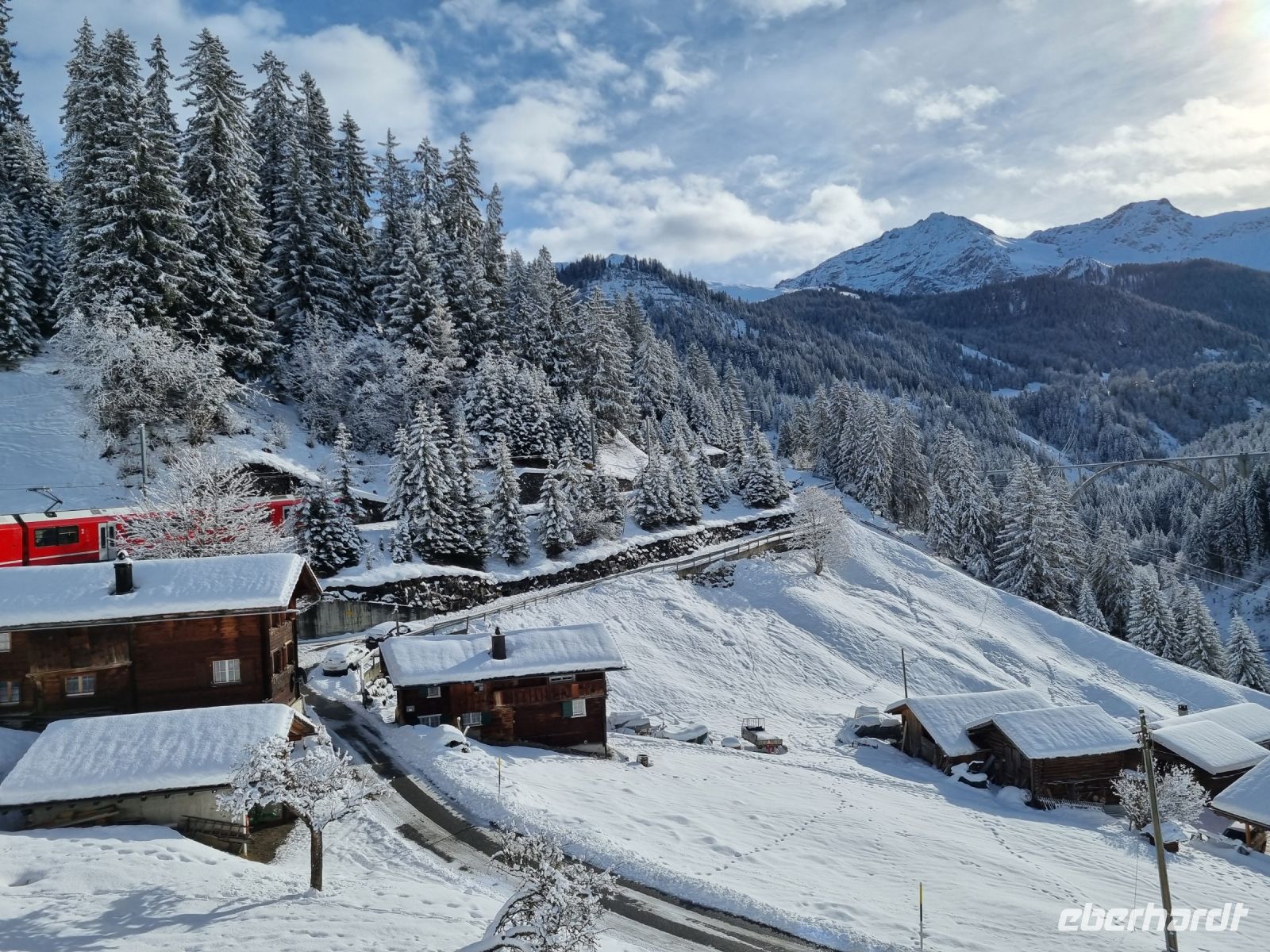 Fahrt mit dem Arosa-Express 