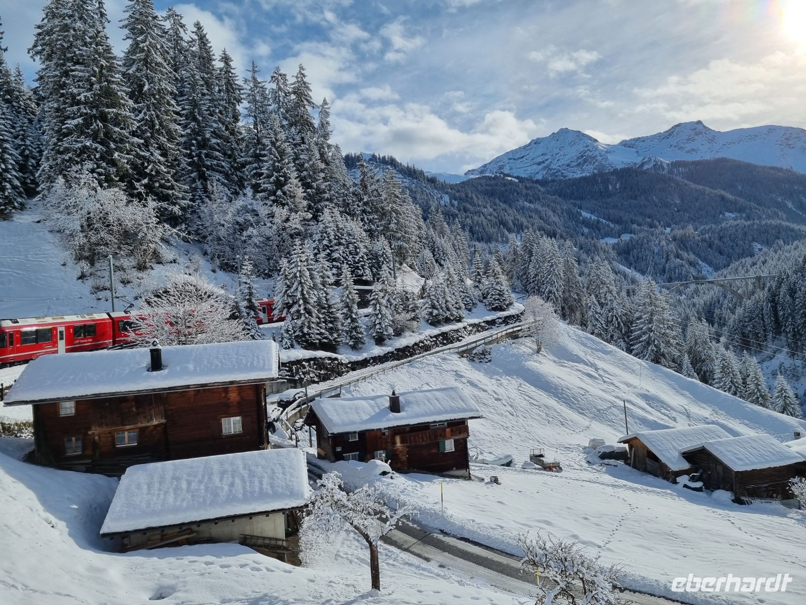 Fahrt mit dem Arosa-Express 