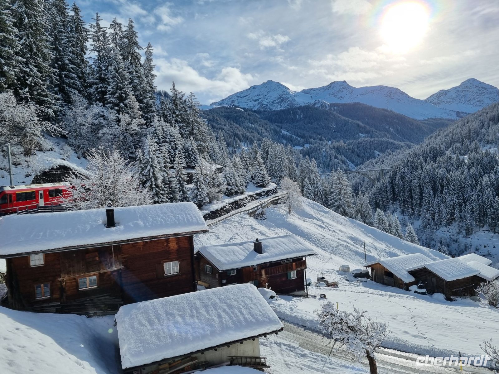 Fahrt mit dem Arosa-Express 