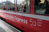 Unsere erste Fahrt mit dem Bernina-Express