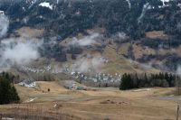 Die südlichen Hänge sind schon im Februar Schneelos