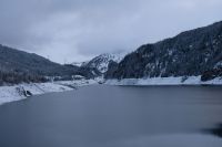 Der leicht zugefrorene Marmorara-See