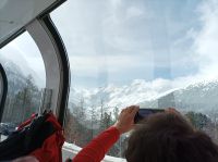 Die Fahrt mit dem Bernina Express von Tiefencastel nach Tirano