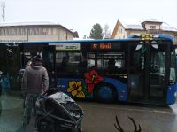 Arosa, die bunten Busse