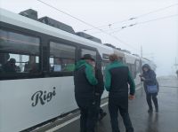 So sieht es auf der Rigi aus, wir haben Winter 