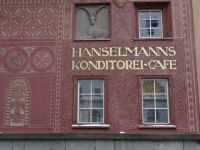 St. Moritz, das Haus ist mit Ritzzeichnungen reich geschmückt. 