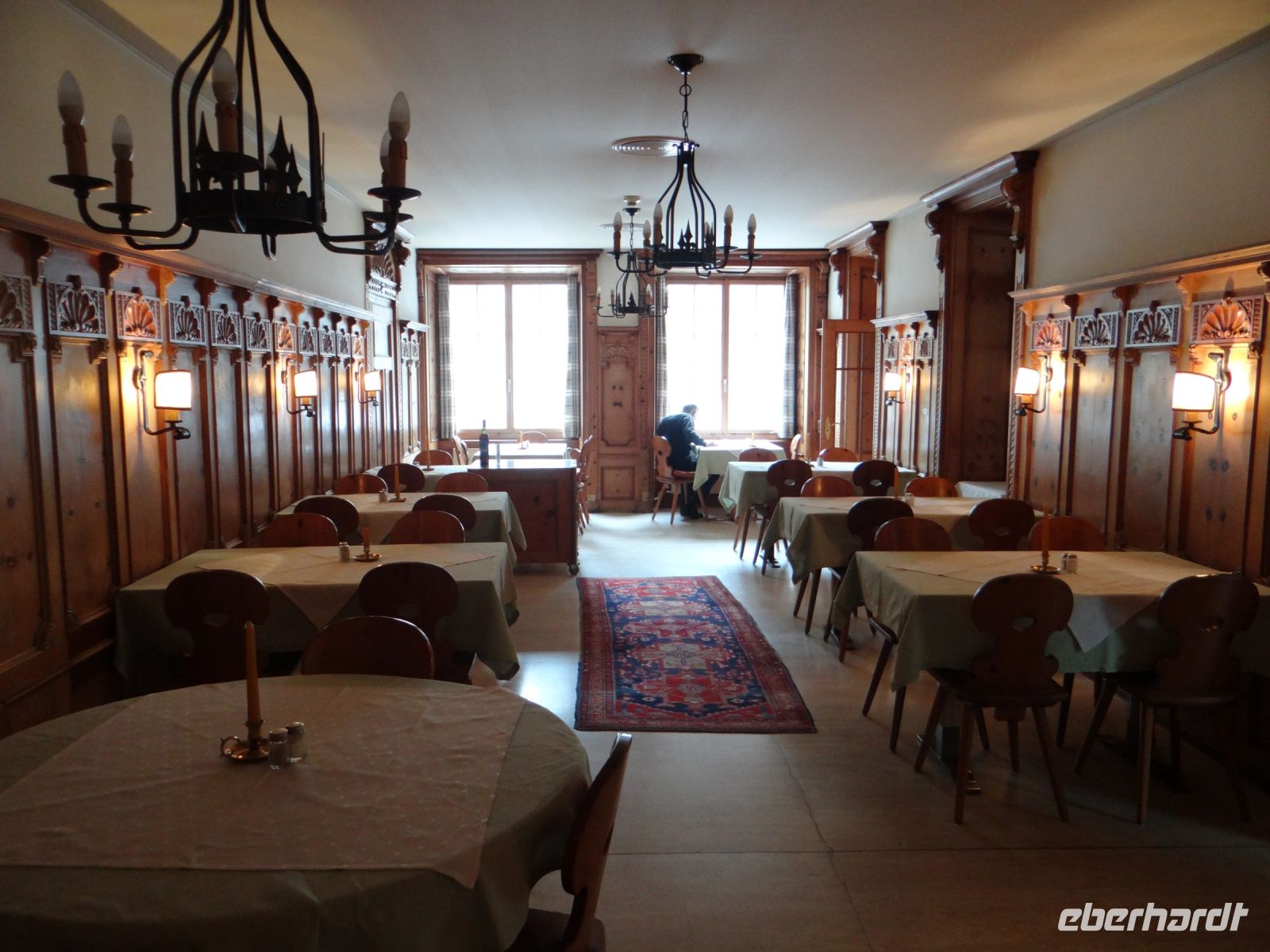 Tiefencastel, die hübsche Stube in unserem Hotel „Albula & Julier“