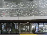 Luzern, Verkehrshaus der Schweiz mit einer originellen Fassadenverkleidung