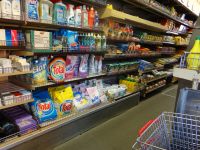 Luzern, Verkehrshaus, der Verkaufswagen der Migros für die Dörfer war super sortiert. Schade, dass es ihn nicht mehr gibt. 