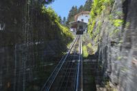 Mit der Bahn zur Bergstation