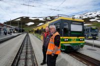 Auf der Kleinen Scheidegg, Blick auf fleißige Mitarbeiter