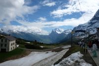 Blick nach Grindelwald