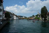 Blick zur Spreuerbrücke