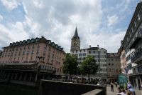 Blick zum  Fraumünster 