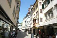 Einkaufsstraße in St. Gallen