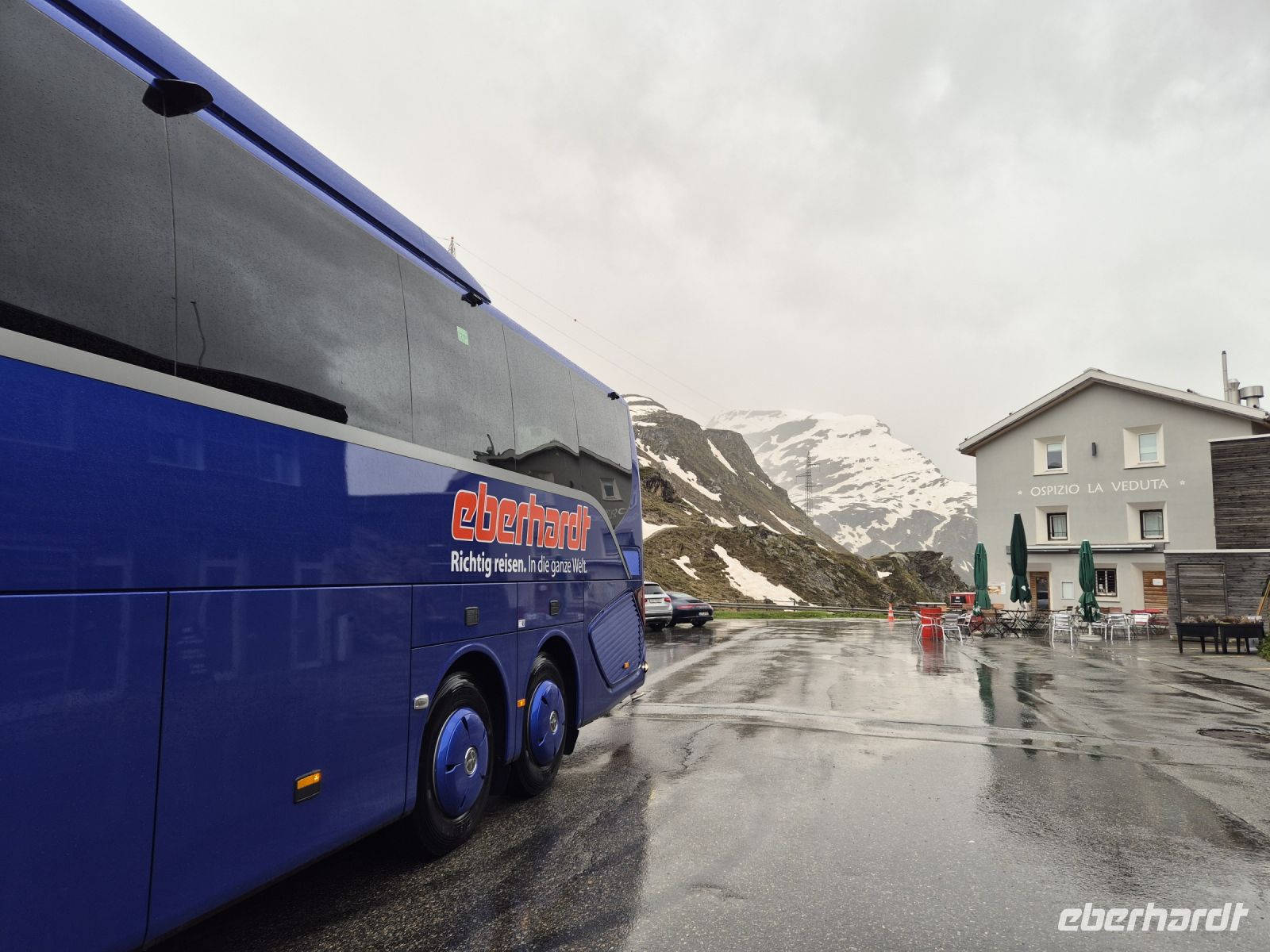 Tag 1 - Unser Bus auf dem Julierpass
