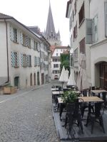 Die Altstadt von Lausanne liegt auf dem Kathedralberg, einem von drei Hügeln, auf denen die Stadt erbaut worden ist. 