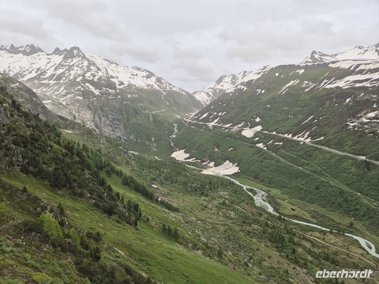 Tag 6 - Blick zum winterlichen Furkapass