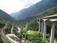 Schleifen und Kehren für Zug und Auto