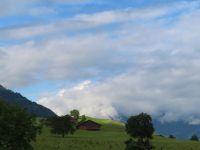002 Flüeli-Ranft Blick aus dem Hotelzimmer