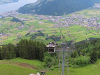 140 Talfahrt mit der Cabriobahn vom Stanserhorn zurück