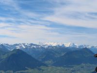 158 Auf der Rigi - Blick in die Berner Alpen mit Eiger, Mönch und Jungfrau