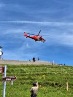 177 Auf der Rigi - ein Helicopter landet