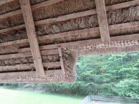 222 Freilichtmuseum Ballenberg - Rietdach schön geflochten