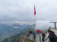 278 Ausflug auf den NIesen - die Wolken ziehen in die Berge