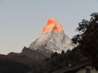 223 Zermatt - Sonnenaufgang am Matterhorn