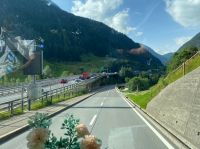 Abfahrt vor dem Stau ;-)