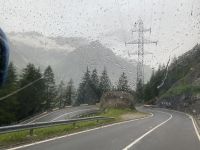 Erst bei Abfahrt: Regen