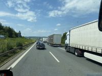 unser einziger Stau auf der Reise