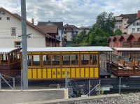 WIeder in Arth-Goldau, heute mit Dampfzug