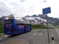 Bernina-Passhöhe mit Cambrena-Gletscher, Poschiavo, Schweiz