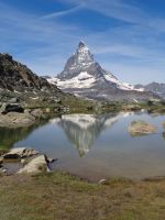 Kleiner Riffelsee mit Matterhorn, Zermatt, Schweiz